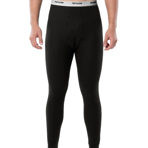 Fruit of the Loom Men's Thermal Waffle Underwear Bottom, - Picture 4 of 8